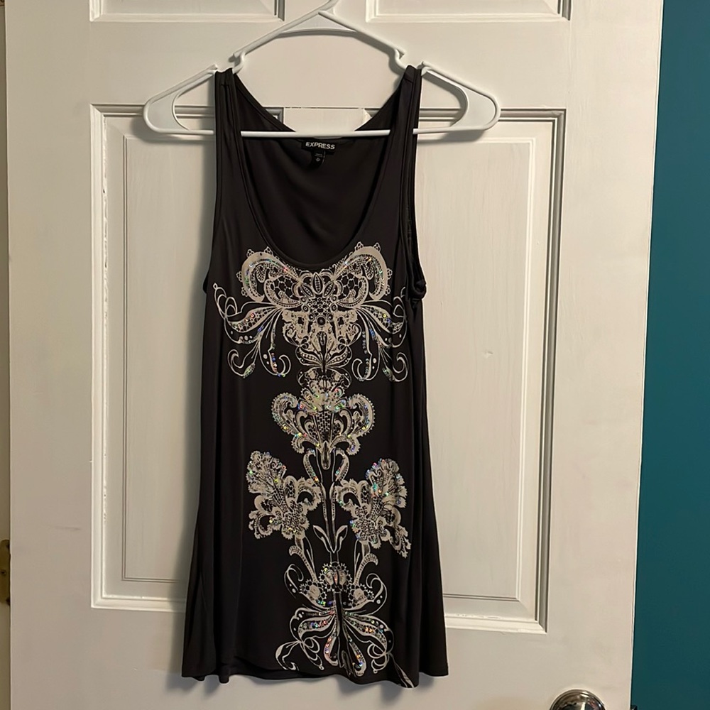 Express Sequined Tank Top